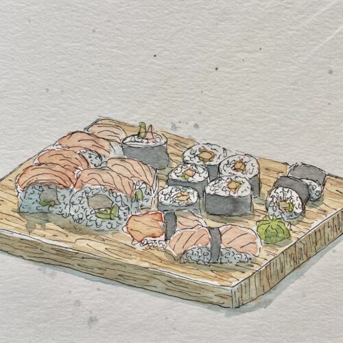 bandeja sushi variado