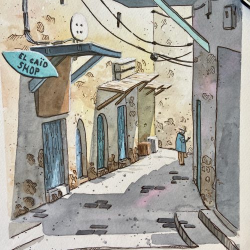 calle en marruecos